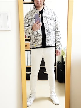 「Buffalo Bobs（バッファローボブズ）のアイテム（パンツ）」を使った、TAOsanさん（メンズ・172cm）の春コーディネート