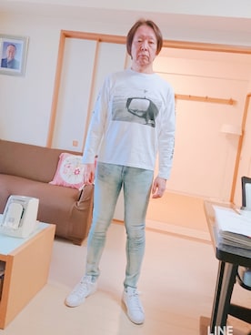 「Buffalo Bobs（バッファローボブズ）のアイテム（パンツ）」を使った、TAOsanさん（メンズ・172cm）の秋コーディネート