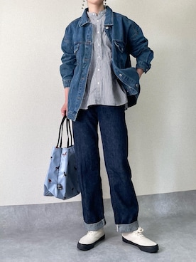 「SETTO（セット）のアイテム（トップス）」を使った、𝙰 𝚈 𝚄 𝙼 𝙸さん（レディース・164cm）の春コーディネート