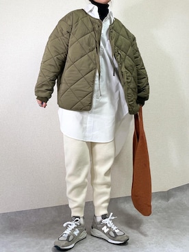 「BeAMS DOT（ビームスドット）のアイテム（ジャケット/アウター）」を使った、𝙰 𝚈 𝚄 𝙼 𝙸さん（レディース・164cm）の秋コーディネート