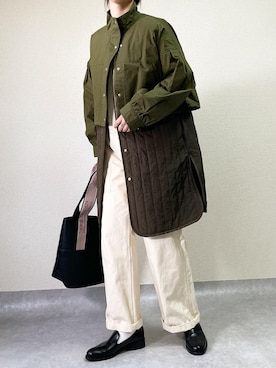 「NOMINE（ノミネ）のアイテム（ジャケット/アウター）」を使った、𝙰 𝚈 𝚄 𝙼 𝙸さん（レディース・164cm）の冬コーディネート