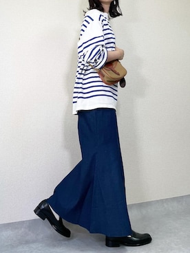 「libenis（リベンス）のアイテム」を使った、𝙰 𝚈 𝚄 𝙼 𝙸さん（レディース・164cm）の夏コーディネート