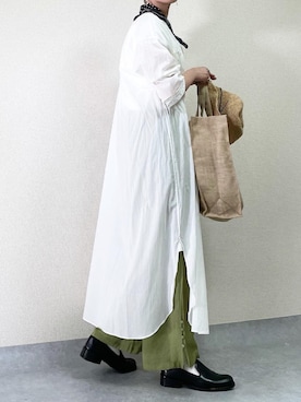 「libenis（リベンス）のアイテム」を使った、𝙰 𝚈 𝚄 𝙼 𝙸さん（レディース・164cm）の夏コーディネート