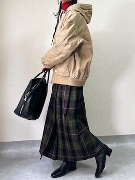 「classicalelf（クラシカルエルフ）のアイテム（ジャケット/アウター）」を使った、𝙰 𝚈 𝚄 𝙼 𝙸さん（レディース・164cm・20代）の冬コーディネート