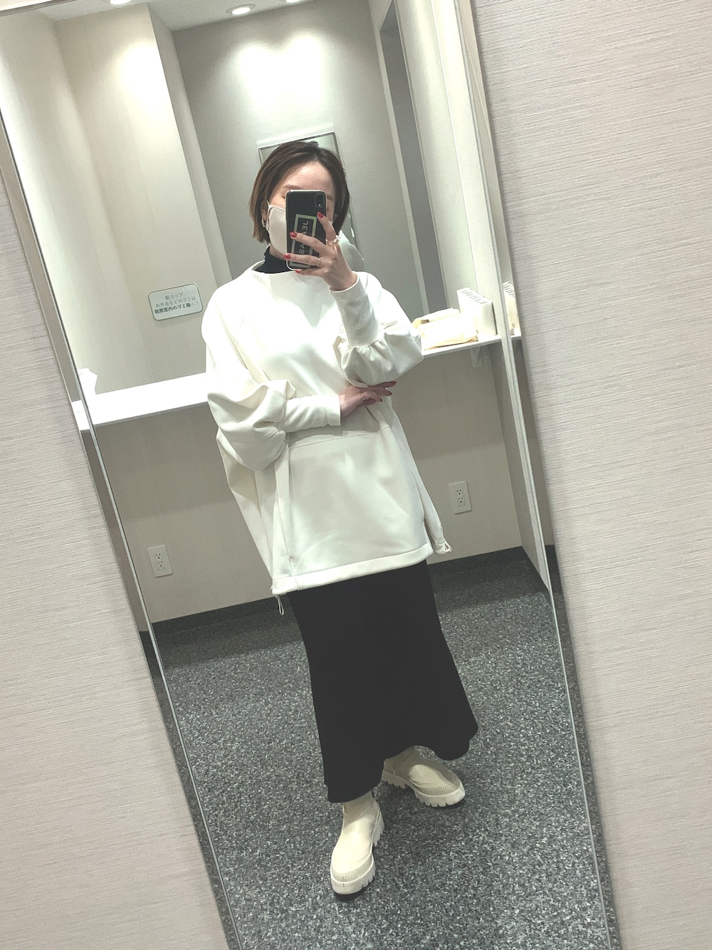 JEANASIS ダンボールキリカエボリュームヘムプルオーバー JEANASIS - JEANASIS ダンボールキリカエボリュームヘムプルオーバーの