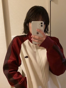 「タートルネック」｜「アイテム（ジャージ）」を使った、Mikiさん（レディース・158cm）の冬コーディネート
