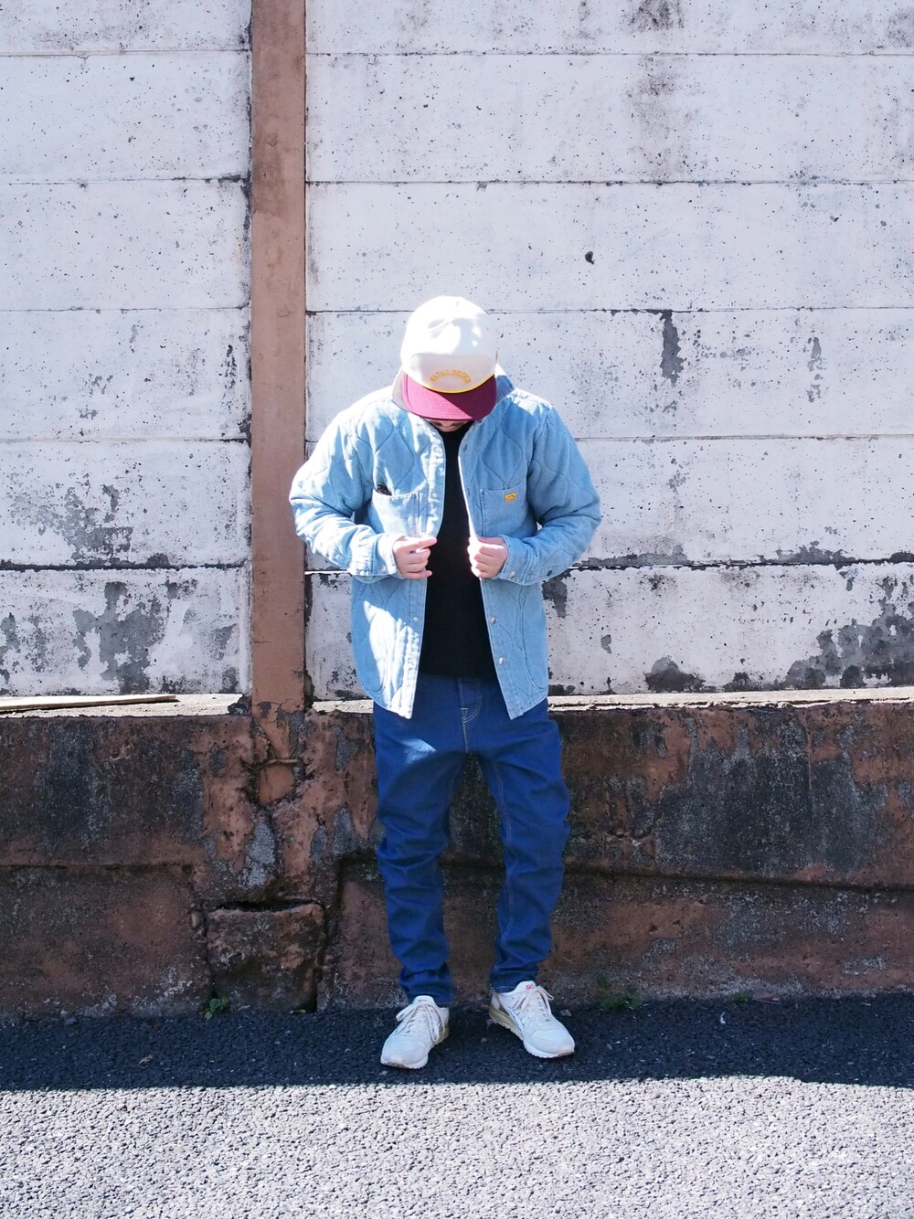 NATAL DESIGN ネイタルデザインコーデュロイキャップ 赤&青キャップ NATAL DESIGN（ネイタルデザイン）の「GENTLE BOY CAP（キャップ