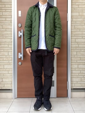 「LAVENHAM（ラベンハム）のアイテム（その他アウター）」を使った、metsan1986さん（メンズ・177cm）の秋コーディネート