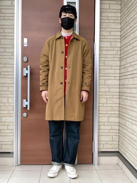 「アーバンリサーチ」｜「アイテム（ハンチング/ベレー帽）」を使った、metsan1986さん（メンズ・177cm）の冬コーディネート