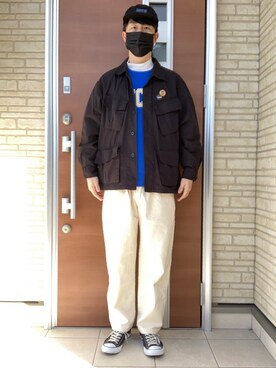 「ジーユー」｜metsan1986さん（メンズ・177cm）の春コーディネート