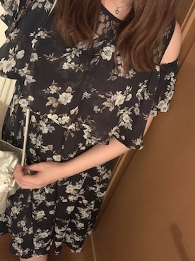 「one way（ワンウェイ）のアイテム（ワンピース/ドレス）」を使った、R♡さん（レディース・155cm）の夏コーディネート