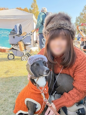 「アイテム（ペットウェア）」を使った、Pennyfamily　さん（レディース・162cm）の秋コーディネート