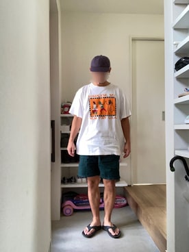 「COMFORTABLE REASON（コンフォータブルリーズン）のアイテム」を使った、ボルさん（メンズ・172cm）の夏コーディネート