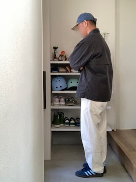 「アイテム（デニムパンツ）」を使った、ボルさん（メンズ・172cm・40代）の秋コーディネート