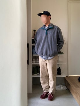 「アイテム（その他トップス）」を使った、ボルさん（メンズ・172cm）の秋コーディネート