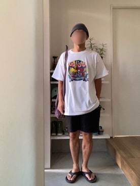 「アイテム（シューズ）」を使った、ボルさん（メンズ・172cm・40代）の夏コーディネート