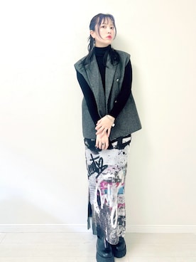 channieさん（レディース・162cm）の冬コーディネート