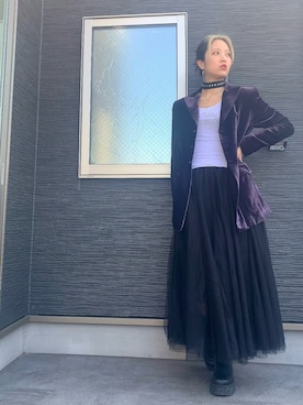 「ANNE KLEIN（アンクライン）のアイテム」を使った、channieさん（レディース・162cm）の春コーディネート