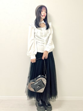 「アイテム（バックパック/リュック）」を使った、channieさん（レディース・162cm）の秋コーディネート
