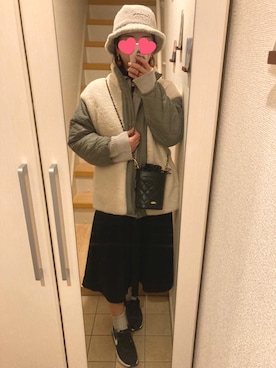 「SM2（エスエムツー）のアイテム（ジャケット/アウター）」を使った、やぎさん（レディース・166cm）の冬コーディネート