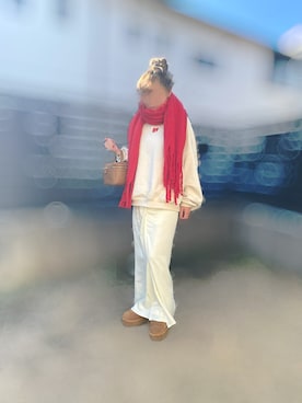 「feepur（フェピュール）のアイテム（スカート）」を使った、hakuさん（レディース・164cm）の冬コーディネート