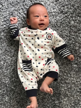 「DOUBLE_B（ダブルビー）のアイテム」を使った、★sota★さん（キッズ・90cm）の春コーディネート