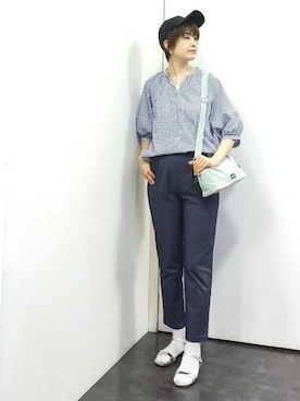 「Lee（リー）のアイテム（バッグ）」を使った、satoponさん（レディース・166cm）の春コーディネート