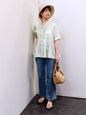 「grove（グローブ）のアイテム」を使った、satoponさん（レディース・166cm）の夏コーディネート