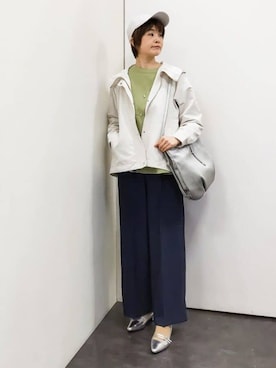 「grove（グローブ）のアイテム（帽子）」を使った、satoponさん（レディース・166cm）の春コーディネート