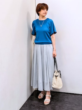 「grove（グローブ）のアイテム」を使った、satoponさん（レディース・166cm）の夏コーディネート