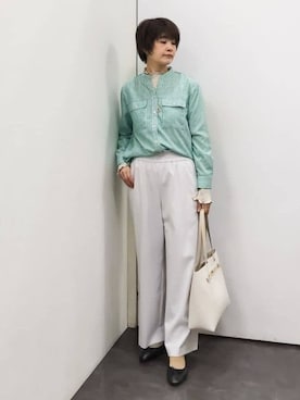 「COUP DE CHANCE（クードシャンス）のアイテム」を使った、satoponさん（レディース・166cm）の春コーディネート