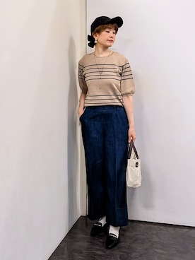 「Lee（リー）のアイテム（バッグ）」を使った、やまちゃんさん（レディース・166cm）の夏コーディネート