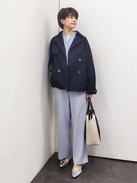 「COUP DE CHANCE（クードシャンス）のアイテム」を使った、satoponさん（レディース・166cm）の春コーディネート