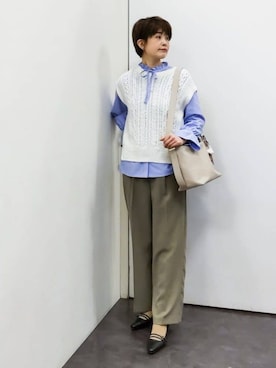 「THE SHOP TK （ザ ショップ ティーケー ）のアイテム」を使った、satoponさん（レディース・166cm）の冬コーディネート