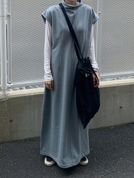 「ASTRAET（アストラット）のアイテム（ワンピース/ドレス）」を使った、KANAKOさん（レディース・163cm）の秋コーディネート