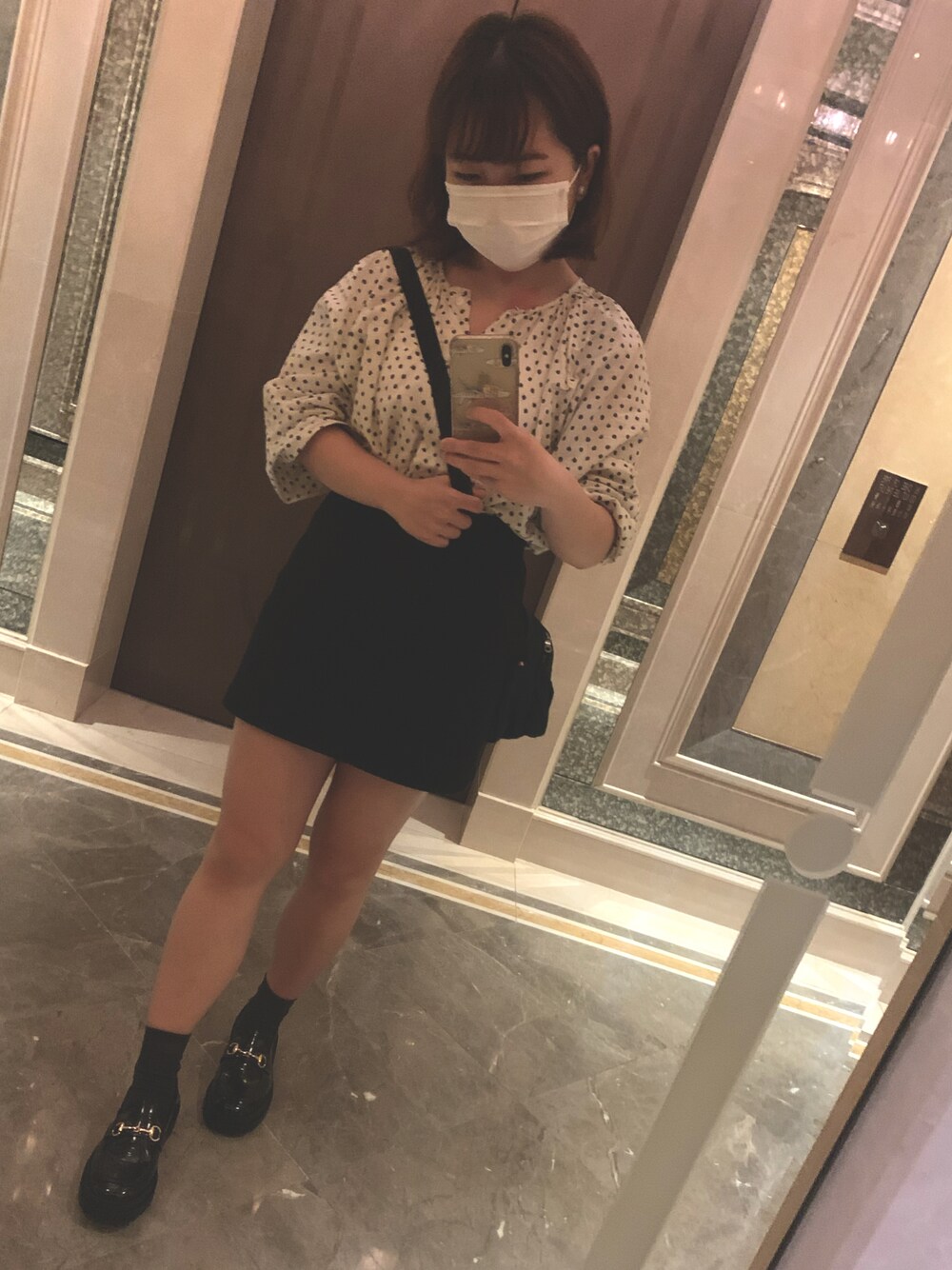 「UNIQLOの50色ソックス（消臭機能付き）（ソックス/靴下、グレー系）」を使った、ねこさん（レディース・149cm）の秋コーディネートの1枚目の写真