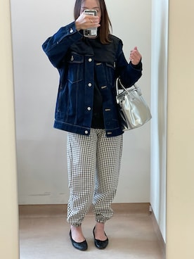 R_RIEさん（レディース・160cm）の秋コーディネート