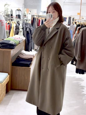 「アイテム（マタニティウェア/グッズ）」を使った、mino_lepsimさん（レディース・164cm）の秋コーディネート