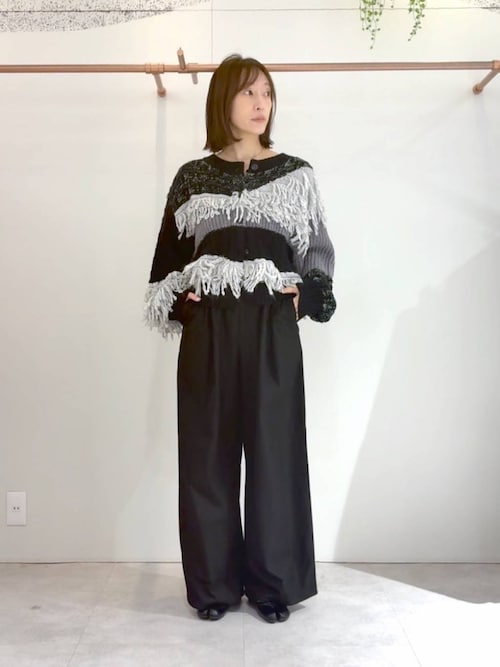 セール】3ゲージループMIXカーディガン 591324（カーディガン/ボレロ