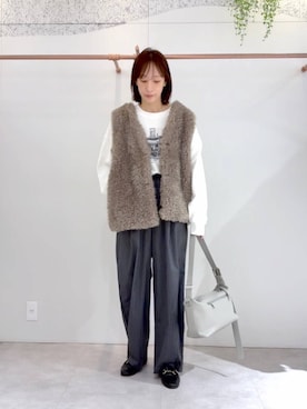 「LEPSIM（レプシィム）のアイテム」を使った、mino_lepsimさん（レディース・164cm）の秋コーディネート