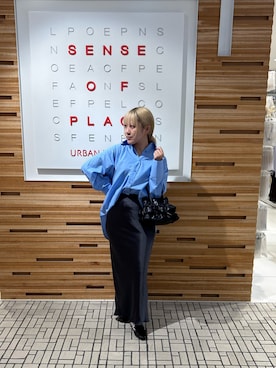 「SENSE OF PLACE by URBAN RESEARCH（センスオブプレイスバイアーバンリサーチ）のアイテム」を使った、あんりさん（レディース・155cm）の秋コーディネート