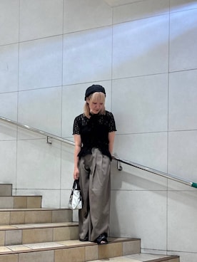 「柄物」｜あんりさん（レディース・155cm）の夏コーディネート