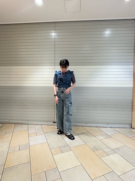 あんりさん（レディース・155cm）の夏コーディネート