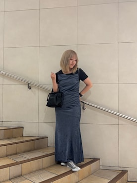 「RODE SKO（ロデスコ）のアイテム」を使った、あんりさん（レディース・155cm）の夏コーディネート