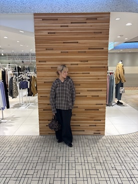 「SENSE OF PLACE by URBAN RESEARCH（センスオブプレイスバイアーバンリサーチ）の3タックスラックスワイドパンツ（その他パンツ）」を使った、あんりさん（レディース・155cm）の夏コーディネート