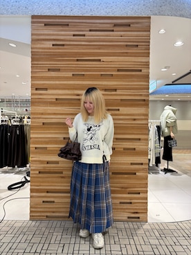 「SENSEOFPLACE」｜あんりさん（レディース・155cm）の冬コーディネート