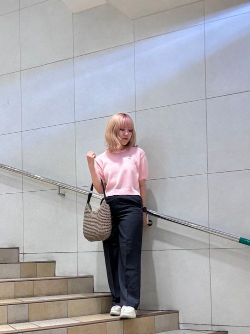 『UR TECH DRYLUXE』リネンライクワイドパンツ