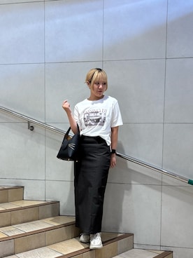 「SENSE OF PLACE by URBAN RESEARCH（センスオブプレイスバイアーバンリサーチ）のアイテム」を使った、あんりさん（レディース・155cm）の夏コーディネート