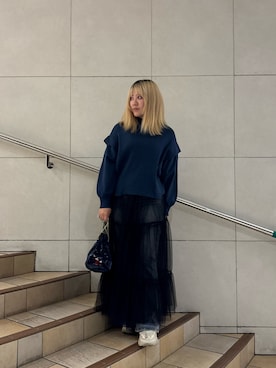 「SENSEOFPLACE」｜あんりさん（レディース・155cm）の冬コーディネート