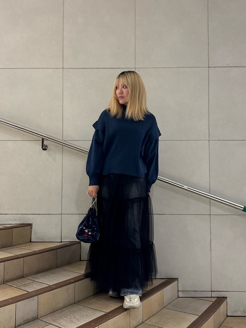 セール】『一部WEB限定カラー』ストレッチショルダータックセーター